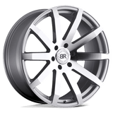 Black Rhino Hard Alloys TRAVERSE Silver W/ Machine-Cut Face 20x9 +15 6X139.7 112
