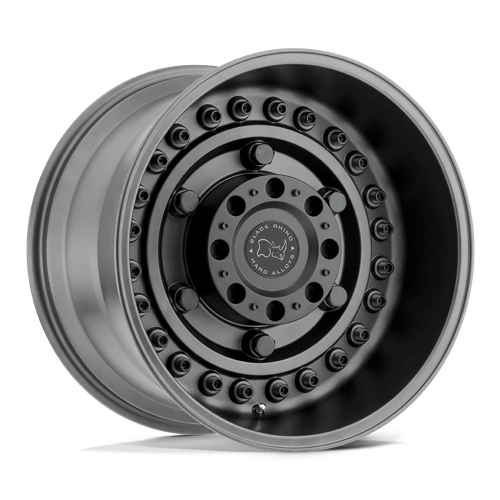 Black Rhino Hard Alloys ARMORY Gun Black 20x12 -44 8X170 125.1