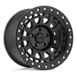 Black Rhino Hard Alloys PRIMM Matte Black W/ Brass Bolts 17x9 +0 8X165.1 122.1