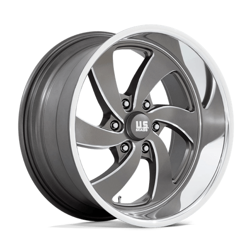 US Mag U133 DESPERADO Anthracite Milled Diamond Cut Lip 20x8 +1 6X139.7 90.7