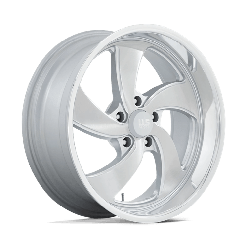 US Mag U134 DESPERADO Silver Brushed Face Milled Diamond Cut Lip 20x9.5 +1 5X127 78