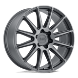 Black Rhino Hard Alloys WAZA Brushed Gunmetal 20x9 +30 5X114.3 76.1